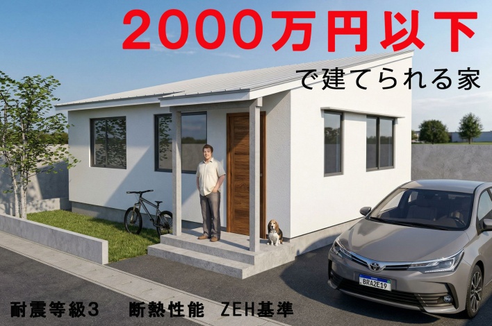 2000万円以下で建てられる家